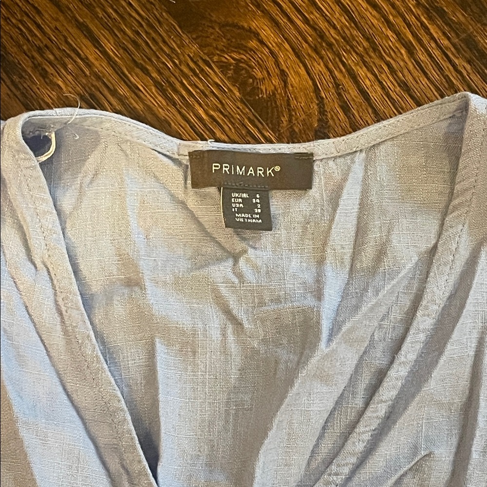 Primark Sky Blue Ruffle Blouse - Picture 2 of 3